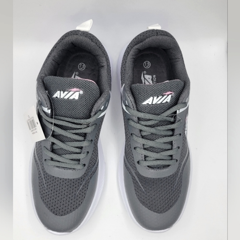 Avia Womens Avi-Kriss Fitness Athletic and Training Shoes Gray 7.5 Medium (B M)